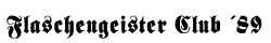 Logo for Flaschengeister